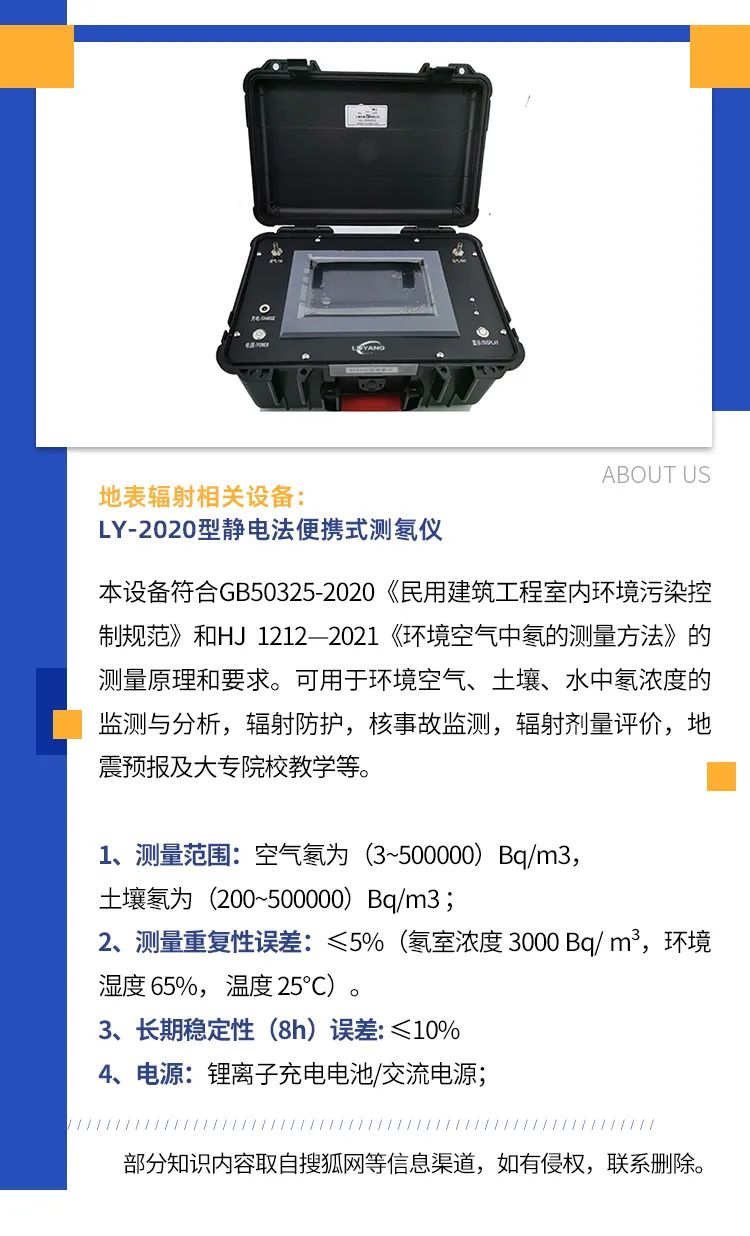 LY-2020型静电法便携式测氡仪